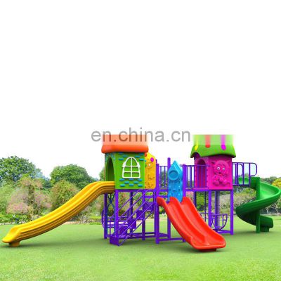 Good Quality Commercial Used child Outdoor Playground Equipment with Plastic slide