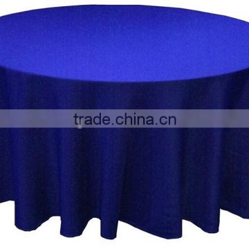 cheap round polyester table cloth for weddings