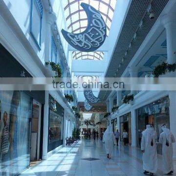 New design hotel & mall atrium hanging ramadan decorations