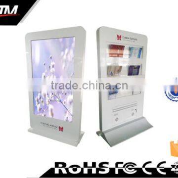 Public advertisment 84 inch 4K free standing hd 1080p lcd Industrial panel Touch advertising player kiosk