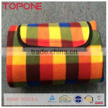 High quality cheap polyester waterproof picnic blanket thick