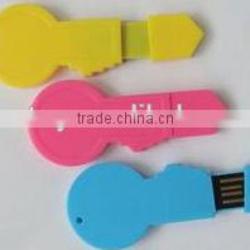 hot sales full color customized plastic key usb flash drive with logo oem 2gb 4gb 8gb 32gb