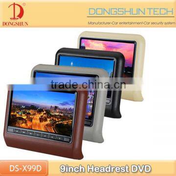 Universal Car DVD player,Car Headrest DVD without pillow,9 inch