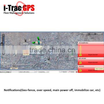 gps tracker software web server supports google earth, android and iphone