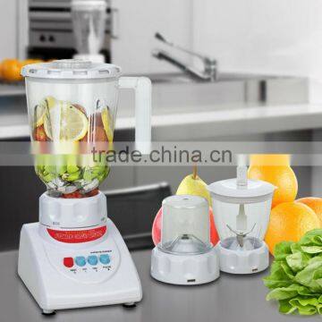 Jialian B312T Push Button Factory Price Electric 3 in 1Food Processor Blender Juicer