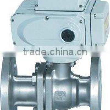 Electrical flanged ball valve
