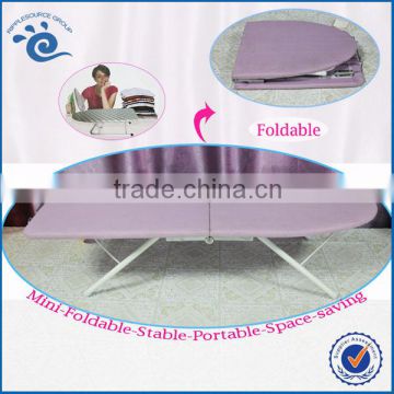 Wood Tabletop Home Hotel Office Use 80*30cm (H)19CM 100% Cotton Covered Foldable Heat Resistant Ironing Table