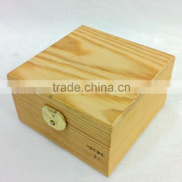 unfinished square wooden box wholesale pine
