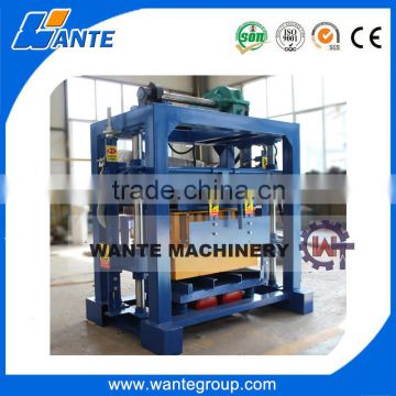 WANTE BRAND latest products in market manual concrete block machine QT40-2