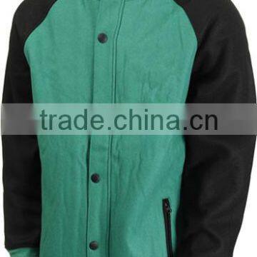 OEM service Eco-friendly green casual winter men jacket