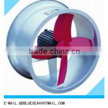 Low noise exhaust blower