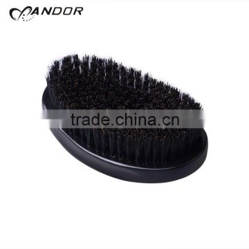 High quality black paint wood handle 100% boar bristle hair beard brush                        
                                                Quality Choice