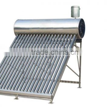 150L Compact non-pressure solar water heater with assistant Tank(15 tubes)