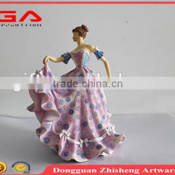 Resin crafts, polyresin dancer figurine for home decorative;