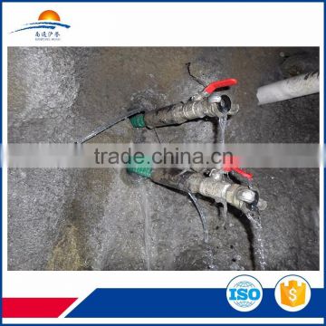 Fast easy grouting frp threaded hollow bolt