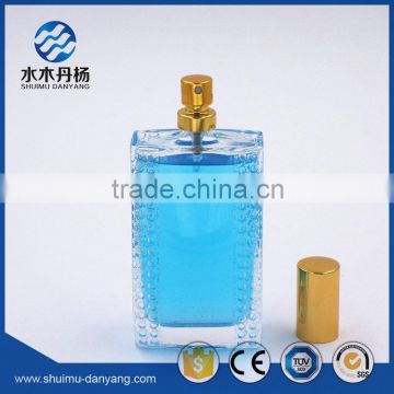 Fancy 100ml clear personal care use glass perfume bottle