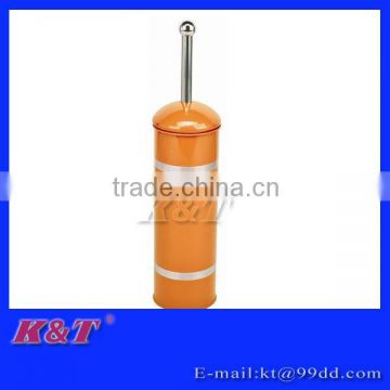 high quality orange color stainless steel Toilet brush holder