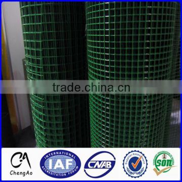 Anping factory green wire mesh panel/pvc coated welded wire mesh roll