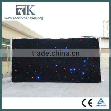 Colorful Velevt LED Curtain Supplier With Import Beam Light