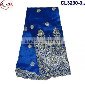 CL3230-3 2016 Christmas Wholesale high quality and beautiful George lace fabric CL13-13(8)