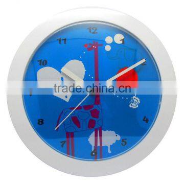 plastic cartoon wall decor clock