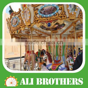 [Ali Brothers] Children Palace Amusement Park Horse Rides Kiddie Carousel/Merry Go Round for Sale