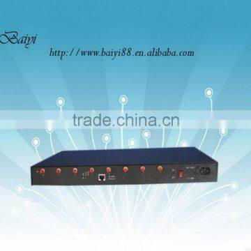 Baiyi RJ45 8 sim card GPRS Modem Pool