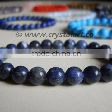 SODALITE PLANE BEADS BRACELETS