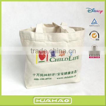 logo printed trade show tote promotional cotton bag for gift