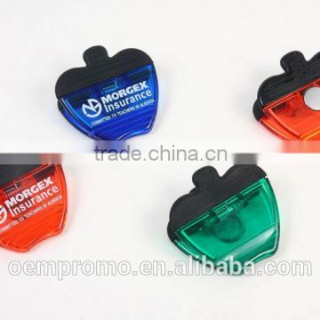 Cheap Apple Shaped Plastic Fridge Magnet Clip