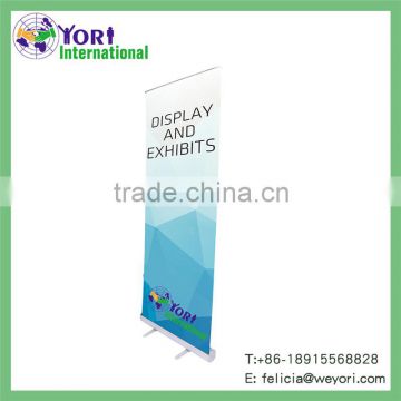 Yori business used roll up display banner in supermarket