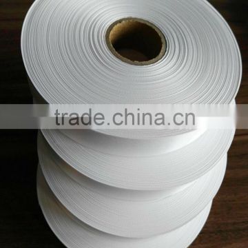 Cheap and good quality satin ribbon for clothing labels, 100% polyester satin ribbon single side