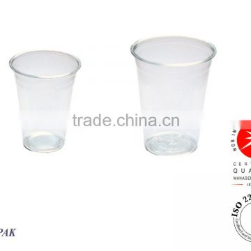 Disposable Plastic Cup 16 Oz with Lid For Cold Drinks