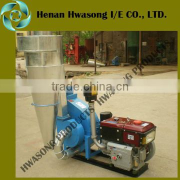 Output 100-900kg diesel/electric dry grass/peanut shell grinder