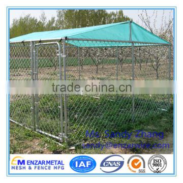 Rectangular Pet Enclosure Mobile House Run Pen Cages for Large Dogs Animal Fencing Chain Link Dog Kennel