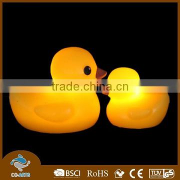 Cute lively duck shaped tealight candle led