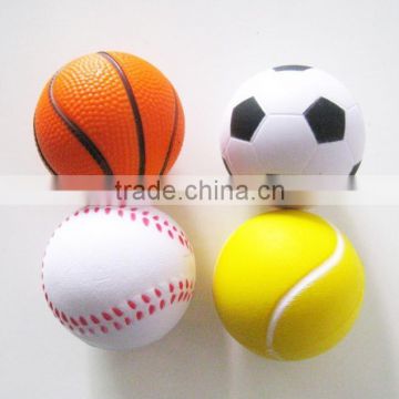 6.3cm PU sports ball volleyball /football/basketball/Golf PU ball