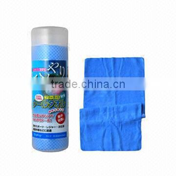 wholesale magic ice cold sport towel/summer cooling item