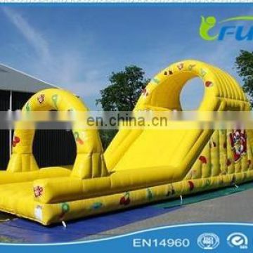 yellow inflatable dry slide dry inflatable slide price