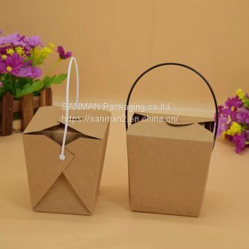 Fancy design food garde paper packaging box