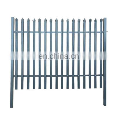 galvanized powder coatedW pale palisade fence exported to England