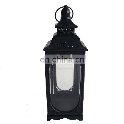 2021 cheap metal lanterns home moroccan candle holder glass metal moroccan lantern metal wedding lanterns with led candle