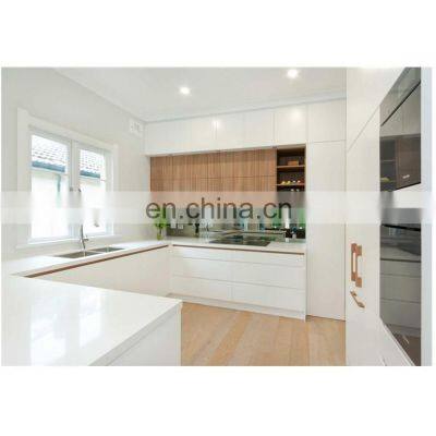 Modern free standing solid wood custom sized island kitchen cabinets