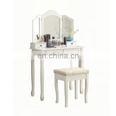 Modern Glass Furniture Wood Dressers Makeup Table Professional