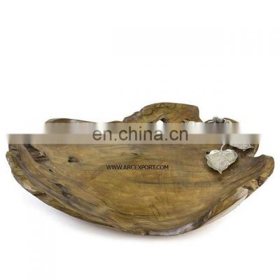 curved latest design wooden bowl