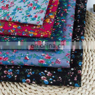 Manufacturers direct cotton woven printed fabric  small broken shuttle printed clothing fabrics