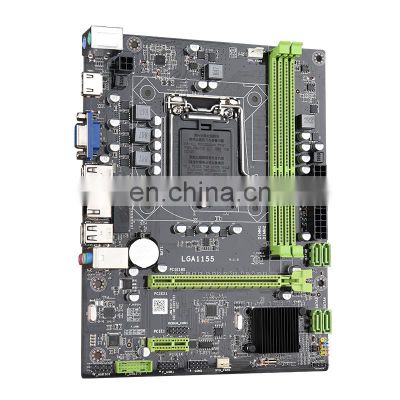 best price high quality motherboard support ddr3 ram b75 h61 lga 1155 motherboard