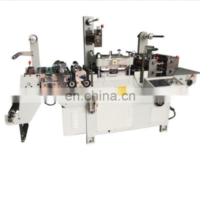 automatic leather tag paper gold label hot foil stamping machine