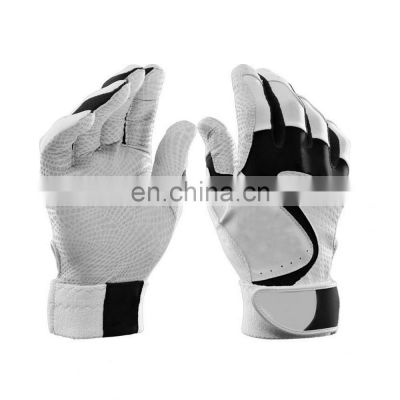 Latest design Genuine Leather baseball batting gloves