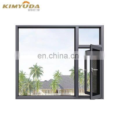 Bedroom Australian Standard Aluminium Window Grill Design Aluminium Casement Balcony Window